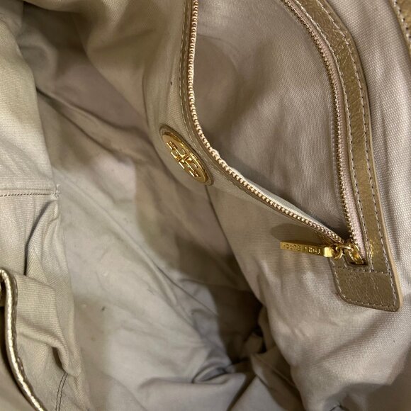 Tory Burch Metallic Tote - Picture 8 of 8
